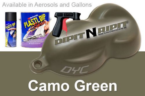 Performix Plasti Dip 4 Pack Spray Cans Camo Green Plasti Dip with Spray Trigger