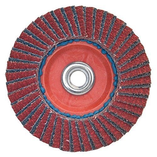 Norton Abrasives - St. Gobain Norton RedHeat Abrasive Flap Disc, Type 27, 5/8&#034;