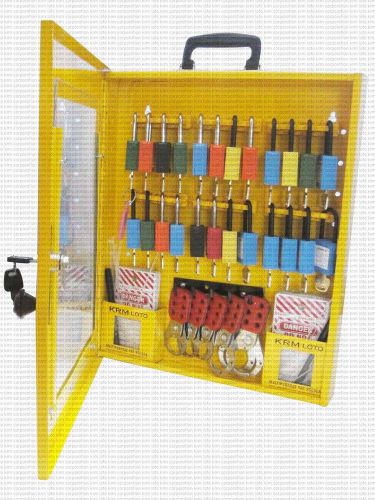 Portable_lockout_tagout_station_krm_loto-with material for sale