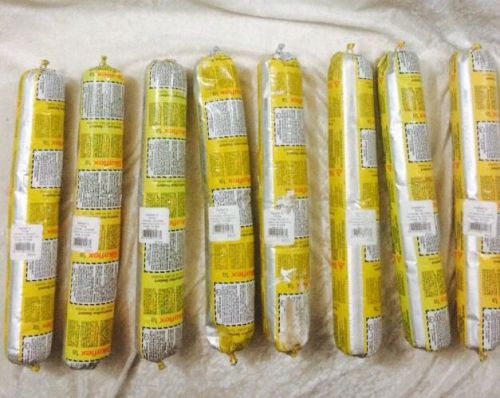 Lot 8 Tubes of Sikaflex 1A  Construction Sealant - 20 oz. Tube - Uni-Pac Sausage