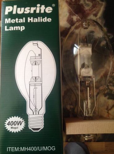 Plusrite 400 watt  ed37 metal halide lamp 4200k &#034;new for sale