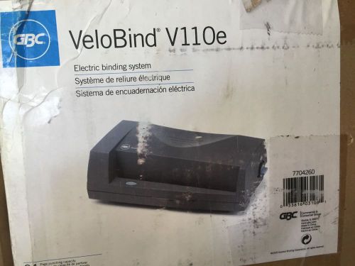 VeloBind v110e Binding Machine