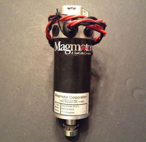 Magmotor s28-d4-400x (best offer) neodymium 250w brushed servo motor w/ encoder for sale