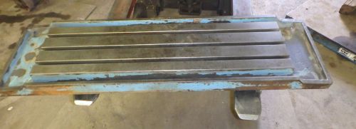 48.75&#034; x 14&#034; x 4&#034; Steel Welding T-Slotted Table Cast Iron 3 SLOT