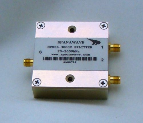 NEW Spanawave Power Splitter 20-3000 MHz SPD2B-3000C
