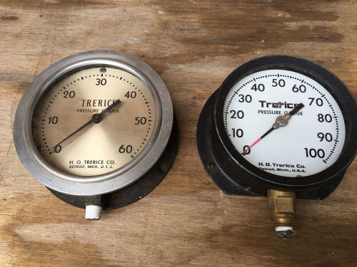 TRERICE Pressure Gauge&#039;s 0-60 &amp; 0-100 PSI.