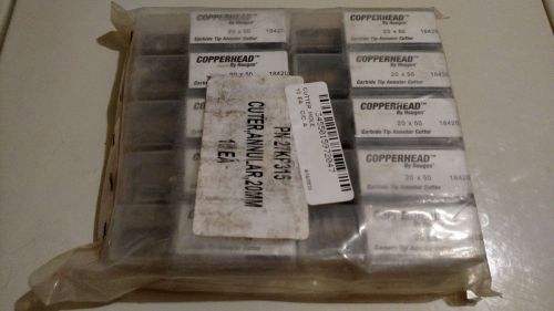 10 new Hougen Copperhead™ 20 X 50 Carbide Tip Annular Cutters 20mm x 50mm 18420