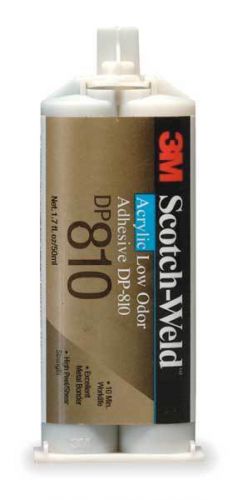 3M (DP810) Low Odor Acrylic Adhesive DP810 Tan, 50 mL