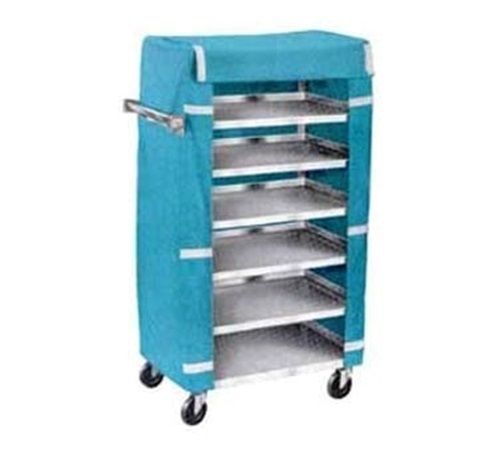Lakeside 437 Tray Delivery Cart with Cover (6) solid shelves