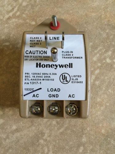 Ademco Pittway Honeywell 16.5 Volt 16.5VAC 16.5V 25VA # 1321-1 Alarm Transformer