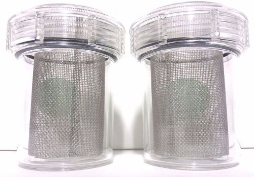 2x MARK3 DISPOSABLE EVACUATION TRAPS CANISTER 2300 (3 1/2&#039;&#039; x 4 3/8&#039;&#039;)