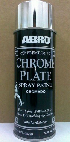 NEW Premium CHROME Plate Spray Paint, ABRO SP-317, 8oz/227g