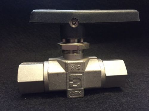 6f-b8lj-ssp  parker 2 way b series ball valve for sale
