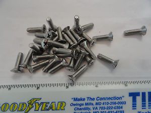 10-32 x 3/4&#034; l stainless phillips flat head thread cutting screws for sale
