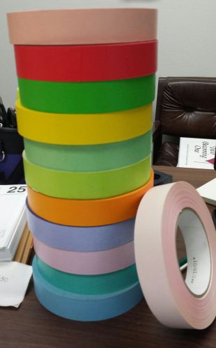 LABELING TAPE WHITE AND COLORS 1&#034; WIDE BY 60 YD&#039;S