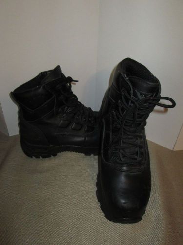 Thorogood mens size 5/womens size 7 black work boots toe caps lace up for sale