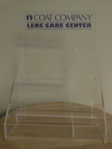 Eye Glasses Holder Display Rack Sun Glasses Coat Company Lens Care Center Sealed