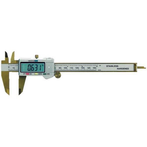 TTC Big Digit Tin Plated Caliper - Measuring Range: 0~6&#039;&#039;, 0~150mm