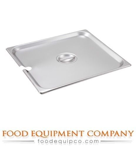Winco SPCTT Steam Table Pan Cover, 2/3 size, slotted - Case of 24