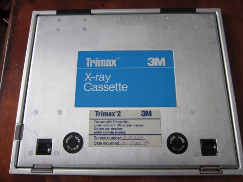 TRIMAX 2 3M X-Ray Cassettes 8x10 imaging xray lot CASSETTE FILM SCREEN