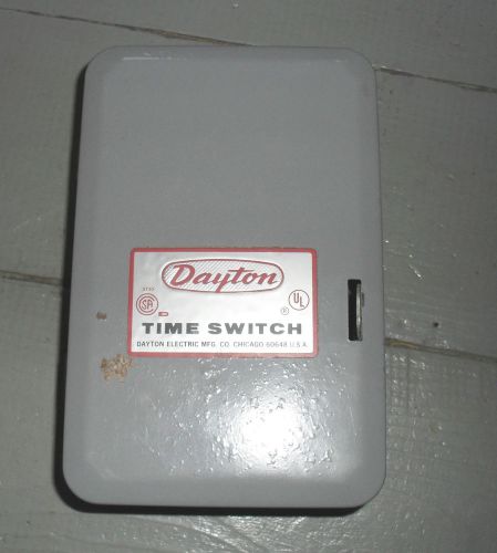 dayton 2E026 program timmer  24 hour 120 volt motor 20 amp contacs