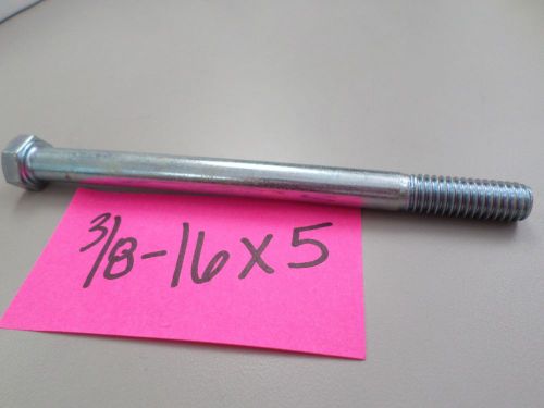 3/8-16 X 5 HEX HEAD CAP SCREWS