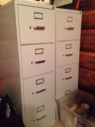 4 Drawer metal Filing Cabinets Beige