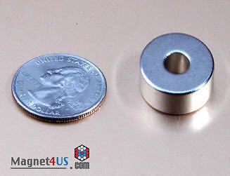 2pcs 3/4&#034;od x 1/4&#034;id x 3/8&#034;thick ndfeb neodymium rare earth ring magnet for sale for sale