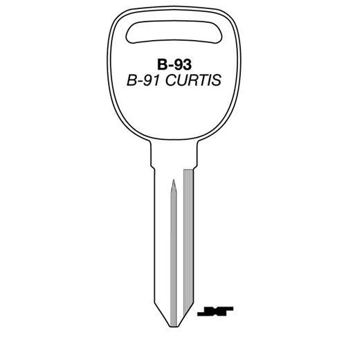 Key blank,ford 85-96 ign 10/bg for sale