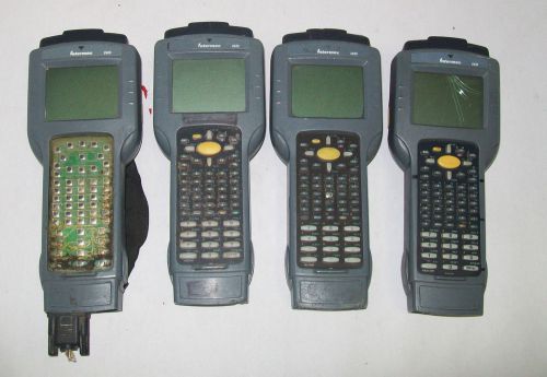 -For Parts- Lot of 4 Intermec 2435 Wireless Data Terminal Barcode Scanner Reader