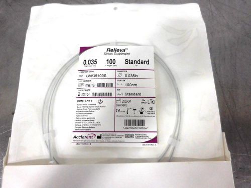 R122718 (5) Acclarent Relieva Sinus Guidewire 0.035 Diameter 100cm Lgth GW35100S