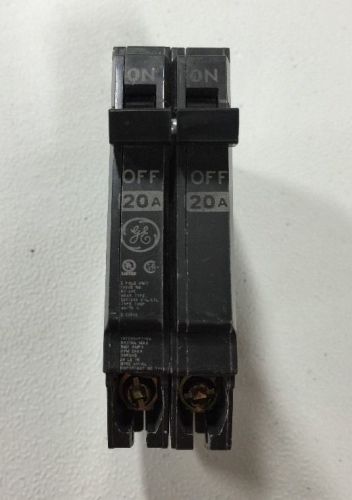 General Electric GE THQP220 Circuit Breaker 2 Pole 20 Amp 120/240 Volt