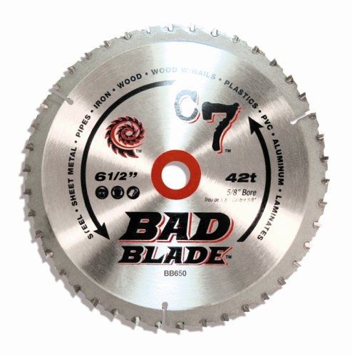 Kwik Tool KwikTool USA BB650 C7 Bad Blade 6-1/2-Inch 42 Tooth With 5/8-Inch