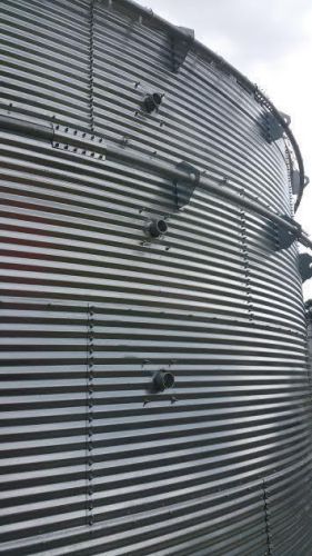 432k gallon or less 60&#039; steel rainwater, fire supression tank with liner $120k+ for sale