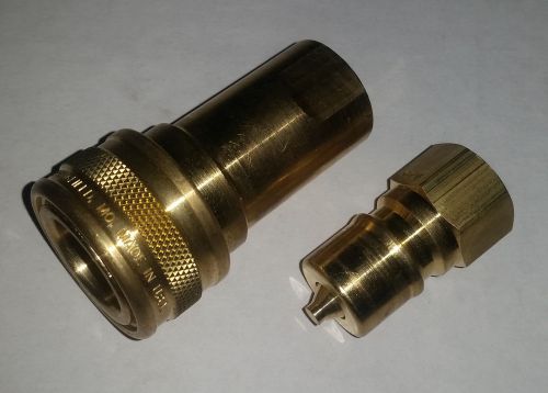 Foster H3 &amp; K3B Brass Quick Disconnect 3/8&#034; NPT Male / Female Attachments