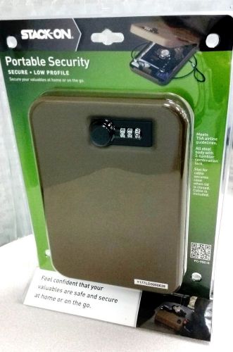 New stack-on portable security case combination lock sand color y177ld0000639 for sale