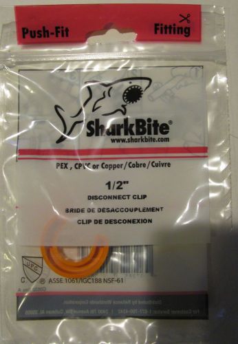 SharkBite 1/2&#034; Disconnect Clip U710A PIPE AND FITTINGS  NEW IN PACKAGE