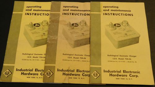 Operating and Maintenance Instruction Manual for Radiological Dosimeter Charger