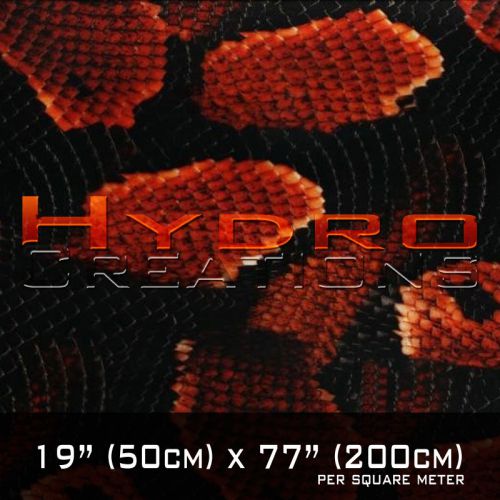 Hydrographic film for hydro dipping water transfer film red snake skin for sale