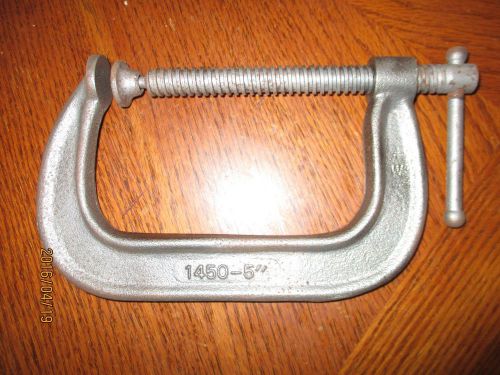 . Vintage C-Clamp  5&#034; Made In USA 1450