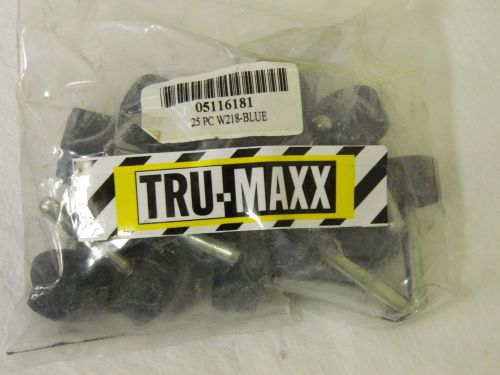 Tru-Maxx Mounted Points 25 Pc Bag W218 Blue Medium 60 Grit 1-1/2&#034; X 1/4&#034; W218