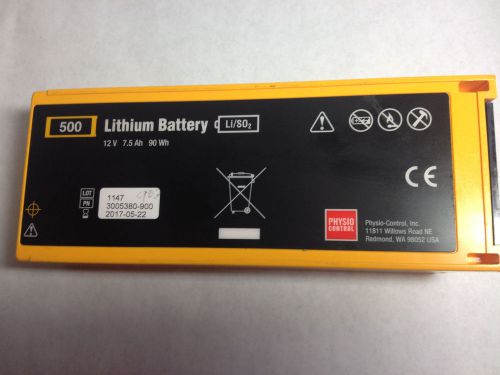 GENUINE Physio Control Lifepak 500 Battery LP-500 p/n 3005380-900