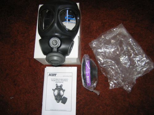 Scott (made in finland) m110  cbrn m/l tactical gas mask w/filter for sale