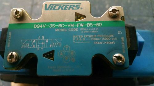 VICKERS DIRECTIONAL CONTROL VALVE DG5S-8-4CETVMFW-B5-80