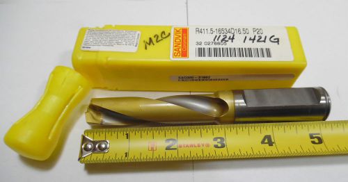 Sandvik Coromant carbide tip Delta drill RA411.5-16534D16.50 P20 16.50mm LOC1024