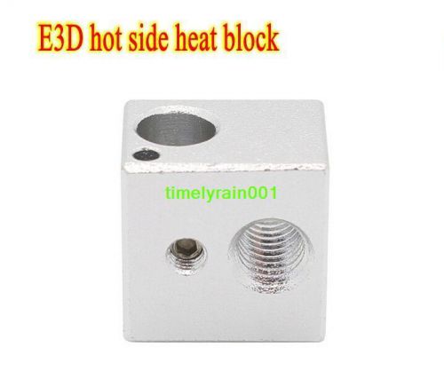 1pcs full metal e3d heating block aluminum sandblasting oxidation 3d printer for sale