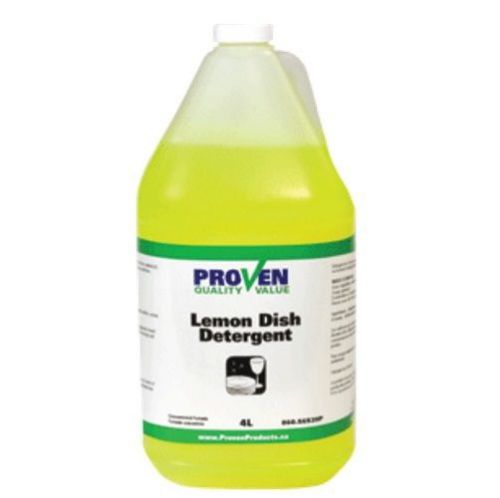 Proven Lemon Dish Detergent 4L - For Lab, Home, &amp; Industrial Use