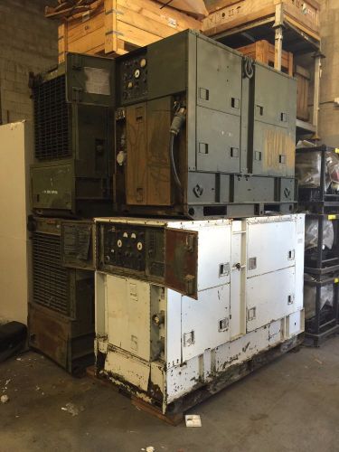 *lot of 4**  military mep-006a 60kw 50/60hz diesel engine generator set 15kw for sale