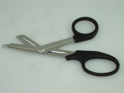 Emt shears 7 1/2&#034;, utiltiy scissors for medical first aid and emergency-black for sale