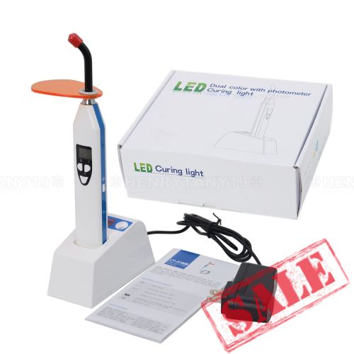 On Sale 2 in 1 Wireless LED Dental Curing Light Lamp Caries detection 2000MW